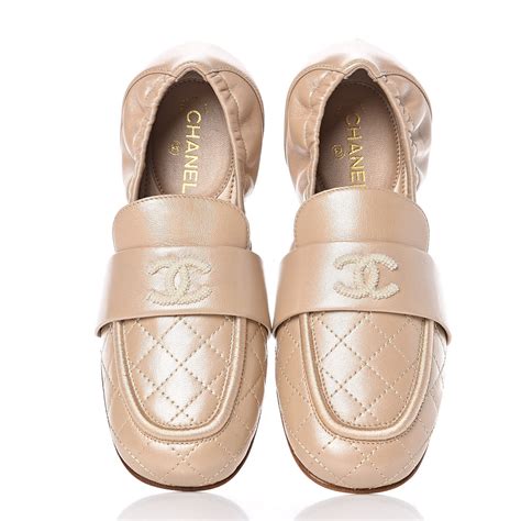 chanel lambskin loafers|chanel moccasins.